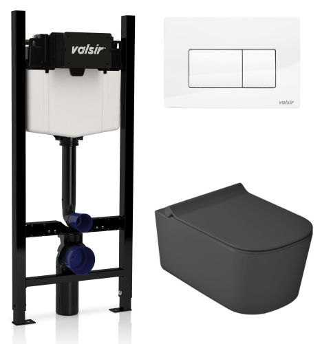 Комплект унитаз с инсталляцией Valsir KIT VSWG 5486NEMT Slim P1