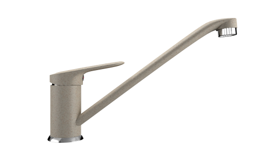 Смеситель для кухни Ulgran Classic U-004-328 на раковину бежевый без термостата