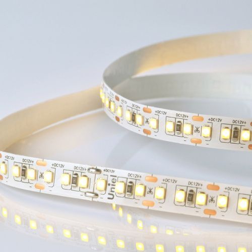 Светодиодная лента Uniel ULS-M14 ULS-M14-2835-168LED/m-10mm-IP20-DC12V-14W/m-5M-3000K PROFI катушка в герметичной упаковке