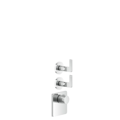 Смеситель для душа Gessi Inciso 58214#031 встраиваемый в стену хром с термостатом (внешняя часть)