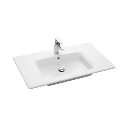Раковина из сантехнического фарфора Roca The Gap 73279A4000 80х46 накладная цвет белый