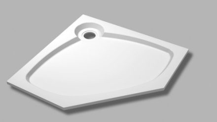 Душевой поддон Cezares TRAY-S-P-90-56-W 90х90 искусственный мрамор белый