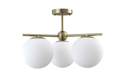 Люстра на штанге Crystal Lux Feliz (Фелиз) FELIZ SP-PL3 BRONZE/WHITE