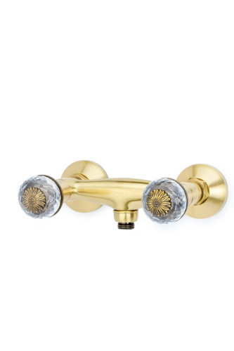 Смеситель Boheme Flora 314-FL настенный бронза