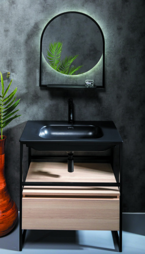 Тумба Armadi Art Loft 894-080-L 78х48х29 подвесная цвет коричневый