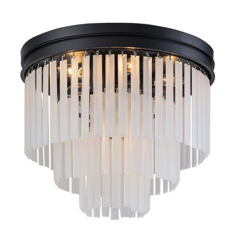 Светильник потолочный Delight Collection 1920s Odeon (1920с Одеон) 771131 (KR0387C-6/P black/frost)