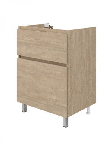 Тумба под раковину Teymi Laina T60822 60х46х50 напольная цвет дуб светлый