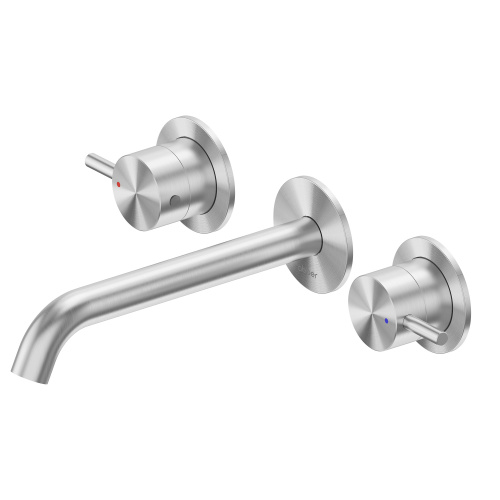 Смеситель Abber Wasser Kreis 316 AF81123BST-L встраиваемый в стену сталь брашированная