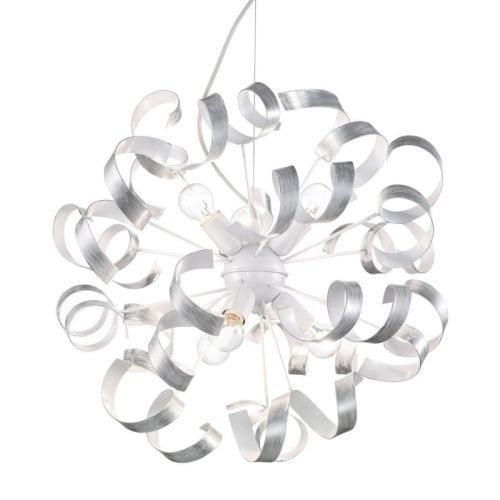 Люстра подвесная Ideal lux Vortex Argento (Вортекс Аргенто) Vortex SP6 Argento