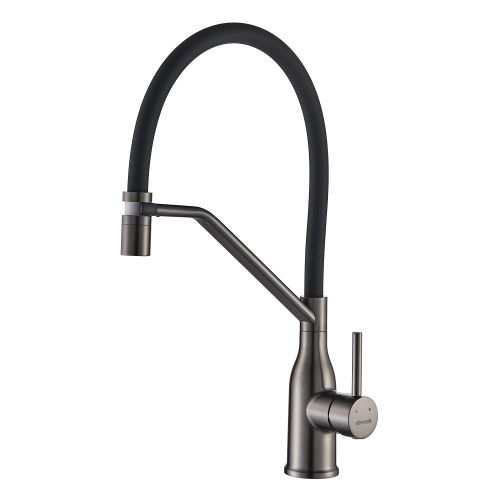 Смеситель для кухни Shevanik S343T-3 на мойку оружейная сталь