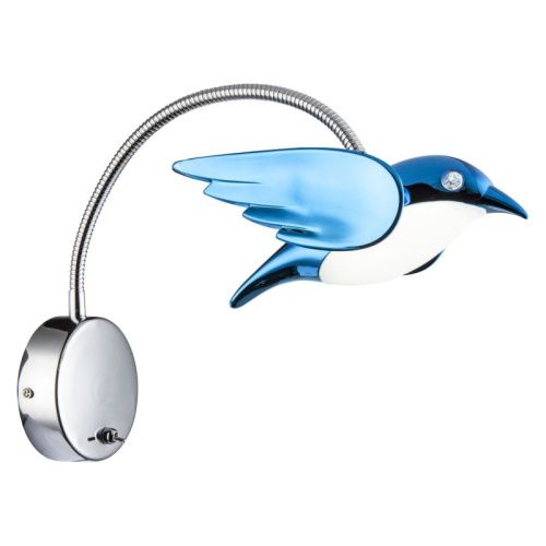 Спот светодиодный Globo Bird Blue (Бирд Блуе) 56671-1W