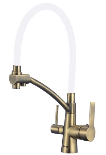 Смеситель для кухни Savol S-L1805C-02 на столешницу бронза