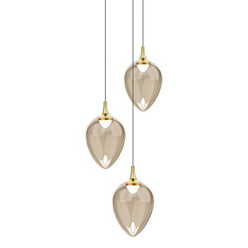Светильник подвесной Delight Collection MD24001012-3A brass/champagne
