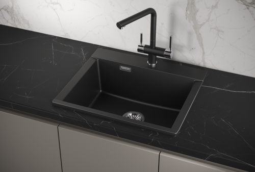 Кухонная мойка Granula 5804 ШВАРЦ 58х50 цвет черный