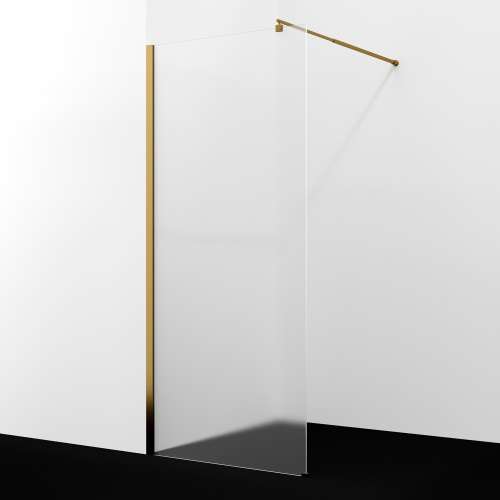 Душевая перегородка WasserKRAFT Rur 30W 30W40BG-MG 120х200 стекло матовое профиль золото матовое