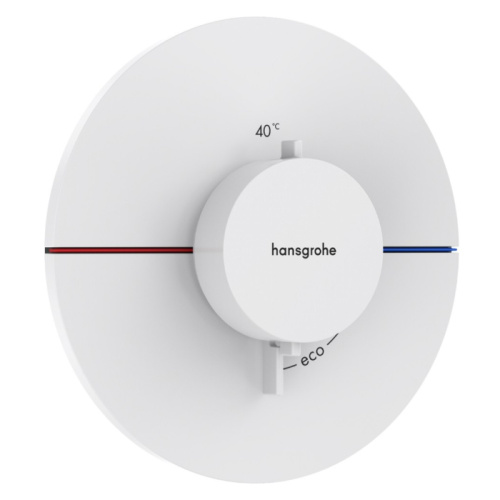 Смеситель для душа Hansgrohe ShowerSelect 15559700 встраиваемый в стену белый с термостатом