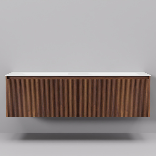 Тумба с раковиной ArtDecco Camilla (Камилла) ACM14W22D100 140x45x40 подвесная цвет черный орех