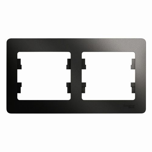 Рамка двухместная горизонтальная Systeme Electric Glossa (Глосса) GSL000702