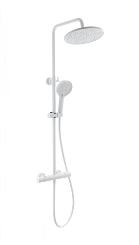 Душевая стойка Wonzon & Woghand Inn WW-B3013-T1-MW настенная цвет белый