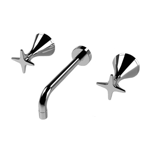 Смеситель Stella 130 CT 01001 CR00 встраиваемый в стену хром без термостата