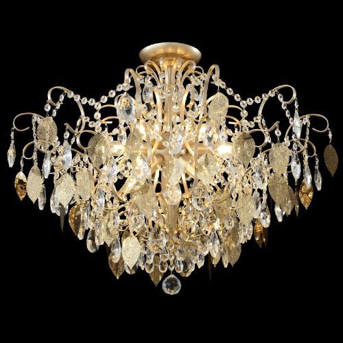 Люстра потолочная Crystal Lux Esmiralda (Есмиралда) ESMIRALDA PL9 GOLD