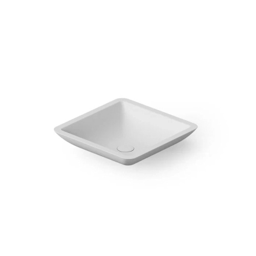 Раковина керамическая Dea Design Washbasins DD9003 425 18 40х40 накладная цвет белый без отверстий под смеситель