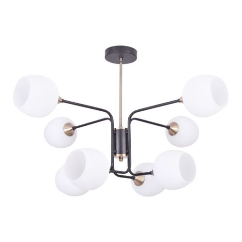 Люстра на штанге Arte Lamp Skat (Скат) A3564PL-8BK