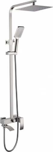 Душевая стойка Grocenberg GB7007-1NK встраиваемая в стену настенная цвет никель