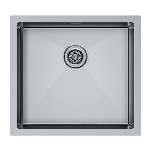 Мойка кухонная Paulmark GERBERG 48 UNI PM254844-BS 48х44 брашированная нержавеющая сталь