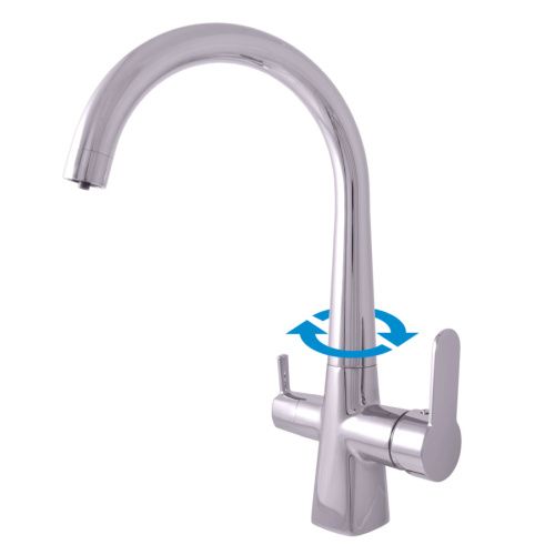 Смеситель для кухни RavSlezak Zambezi ZA018.5 на мойку хром