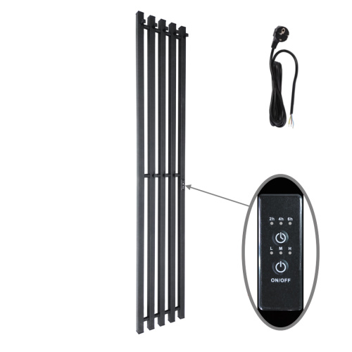 Полотенцесушитель Маргроид Inaro профильный Inaro-15024-1081-9005R 26х150 электрический черный матовый