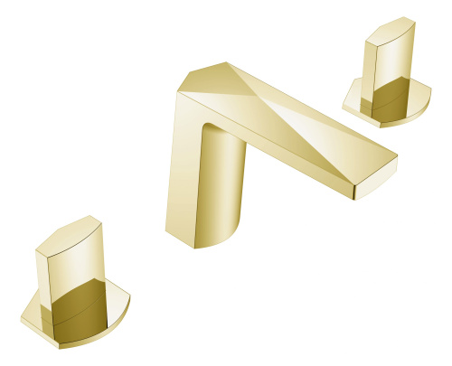 Смеситель Boheme Venturo 150-MG-ICE на столешницу золото матовое