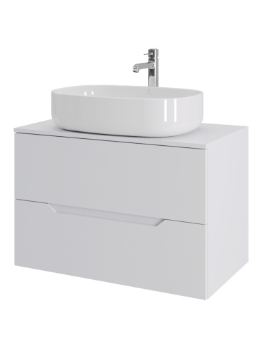 Тумба с раковиной Orange Line Li-80TuwMDF+B04-600W 81х46х68,7
