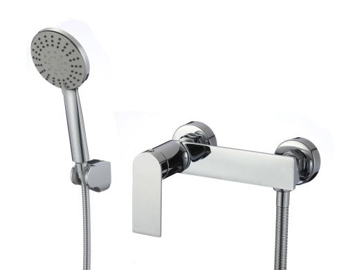 Смеситель для ванны и душа Savol S-601815 настенный хром