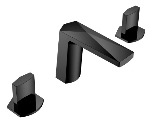 Смеситель Boheme Venturo 150-B-ICE на столешницу черный