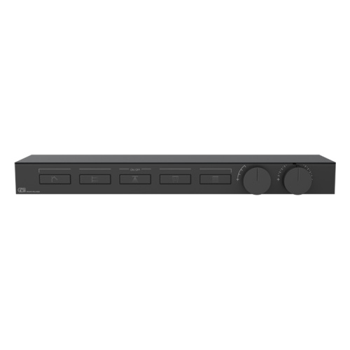 Смеситель для душа Gessi Hi-Fi 63028#299 встраиваемый в стену черный с термостатом (внешняя часть)