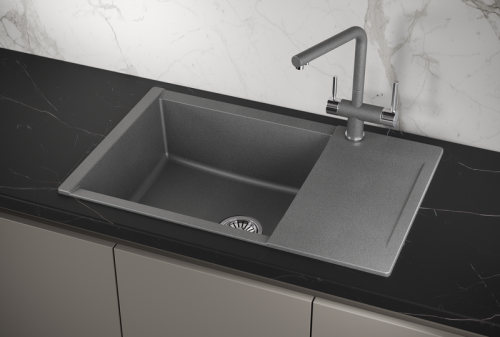 Кухонная мойка Granula 7807 ГРАФИТ 78х50 цвет графит