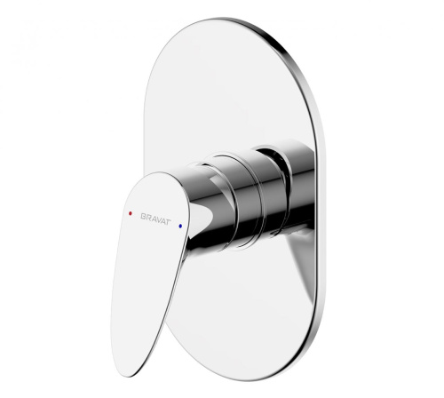 Смеситель для душа Bravat Drop PB84898CP-RUS встраиваемый в стену хром