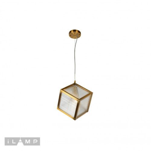 Светильник подвесной iLamp Square (Скуаре) 8970-1B GLD