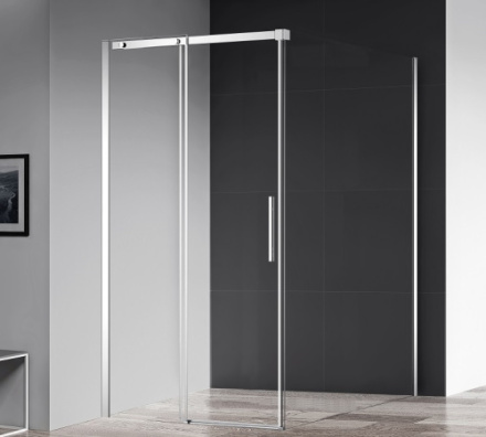 Душевой уголок BelBagno ACQUA ACQUA-A-1-100-C-Cr 100х100 стекло прозрачное профиль хром глянцевый без поддона