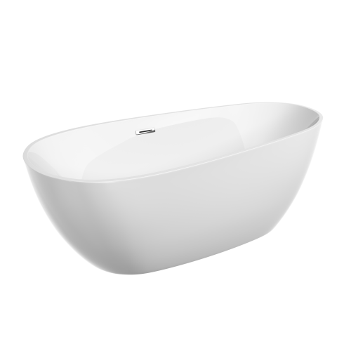 Ванна акриловая Sancos Avocado FB18 170х80 отдельностоящая асимметричная