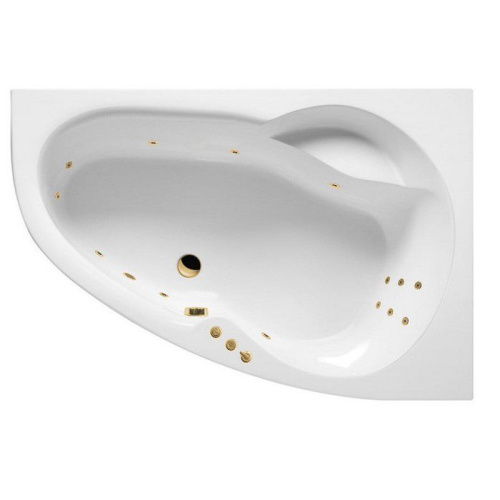 Ванна гидромассажная Excellent NEWA WAEX.NEP16.SMART.GL 160х95  асимметричная