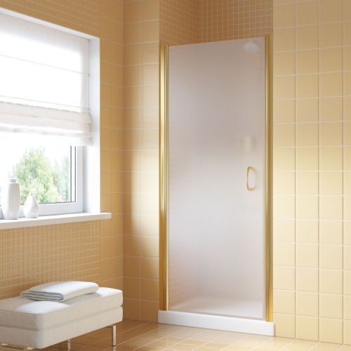 Душевая дверь Vegas-Glass EP LUX EP LUX 60 09 10 L 60х200 стекло матовое профиль золото