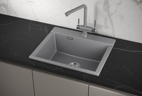 Кухонная мойка Granula 5804 АЛЮМИНИУМ 58х50 цвет серый