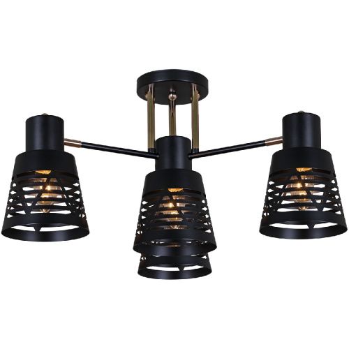 Люстра потолочная Reluce 06074-3.3-04 BK+FG