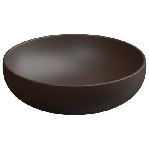 Раковина GSG Ceramic Design Easy 45см EALAVRO45035 накладная цвет коричневый