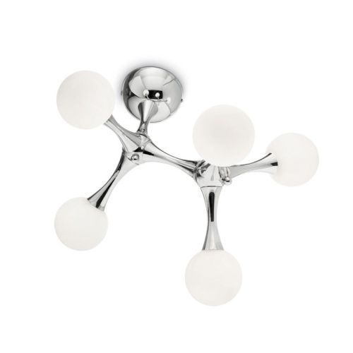 Люстра потолочная Ideal lux Nodino Cromo (Нодино Цромо) Nodino PL5 Cromo