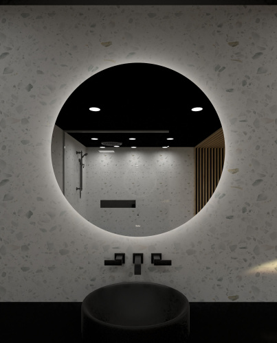 Зеркало в ванную Sintesi DECO SIN-SPEC-DECO-60 60х60 цвет белый