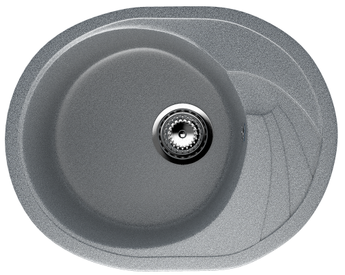 Кухонная мойка Ulgran Classic U-403-309 58х47 цвет темно-серый