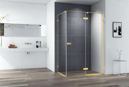 Душевой уголок Cezares BELLAGIO BELLAGIO-AH-1-120/100-C-BORO 120х100 стекло прозрачное 8 мм